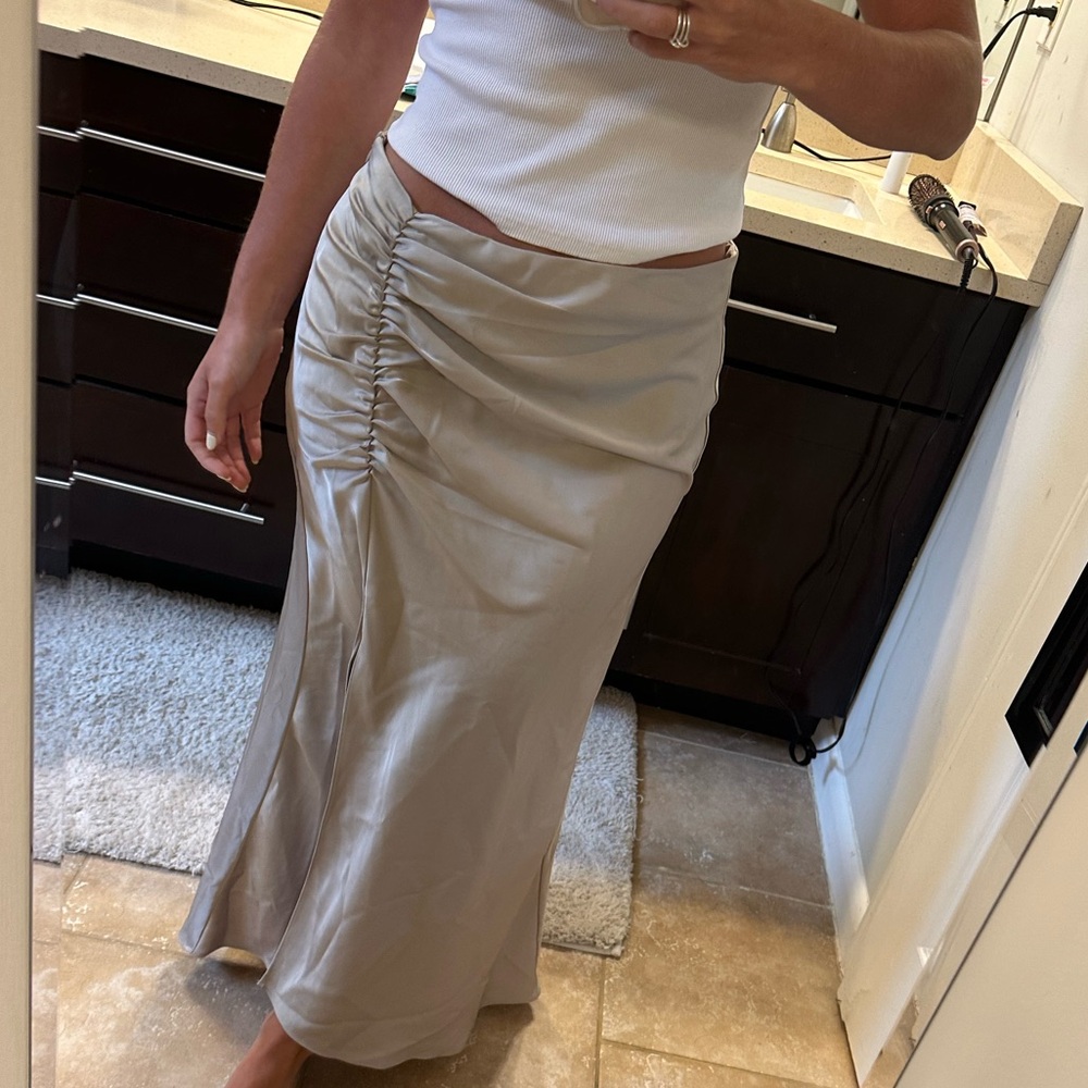 Jason Wu Cream Maxi Skirt